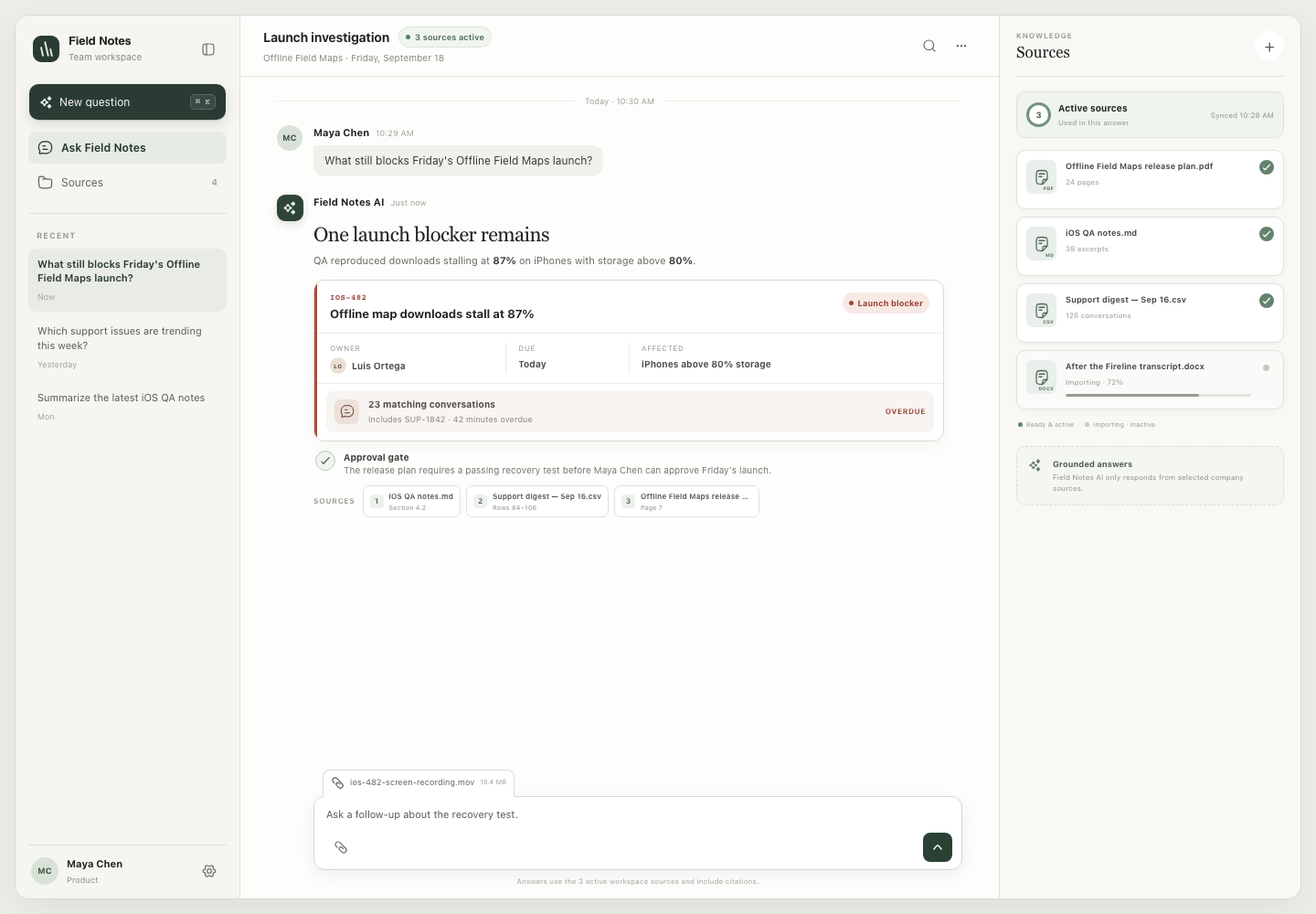 Knowledge-import chatbot, Model + skill, GPT-5.6 Sol (Medium), Emil Design Engineering