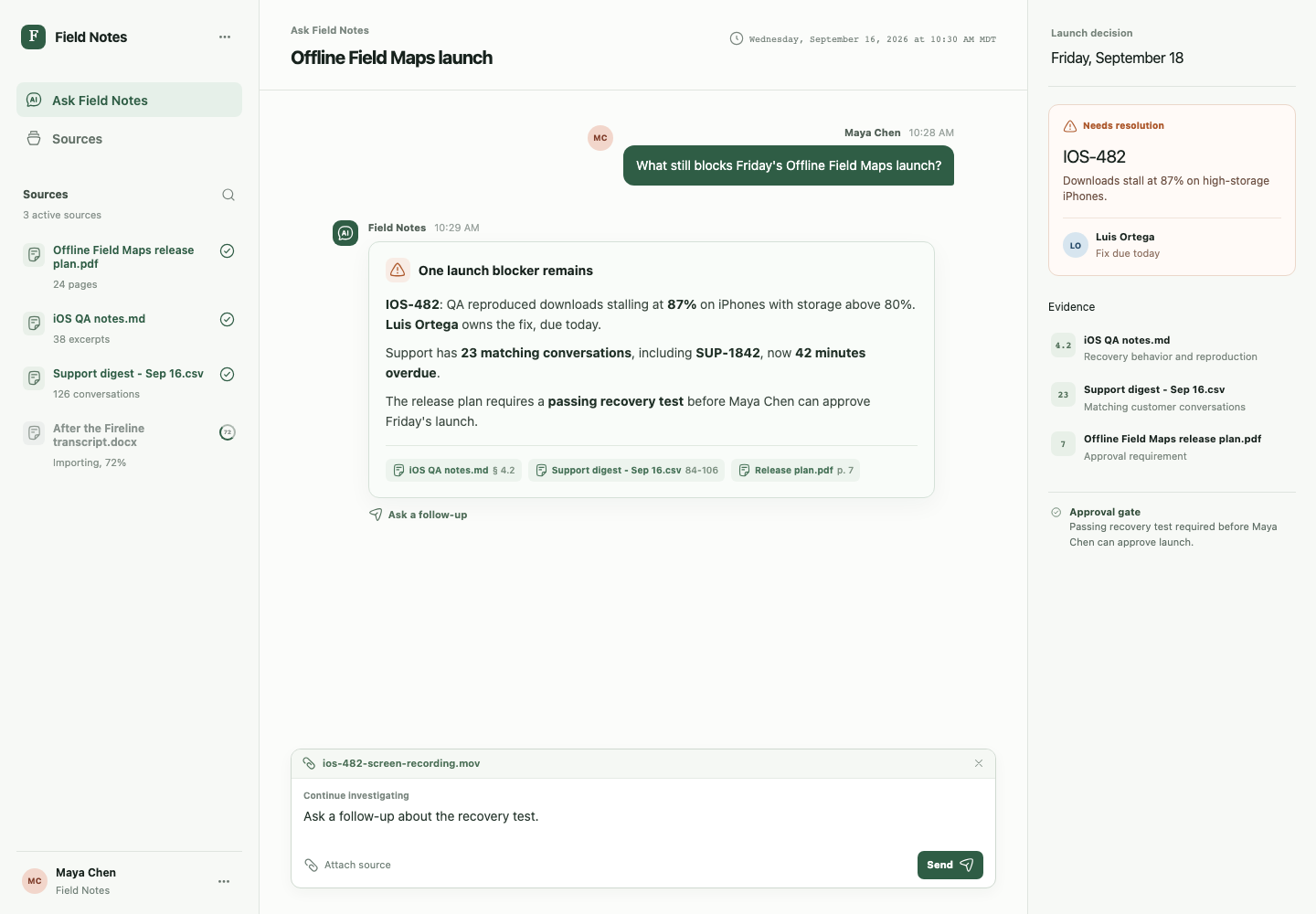 Knowledge-import chatbot, Model + skill, GPT-5.6 Terra (Medium), High-Agency Frontend