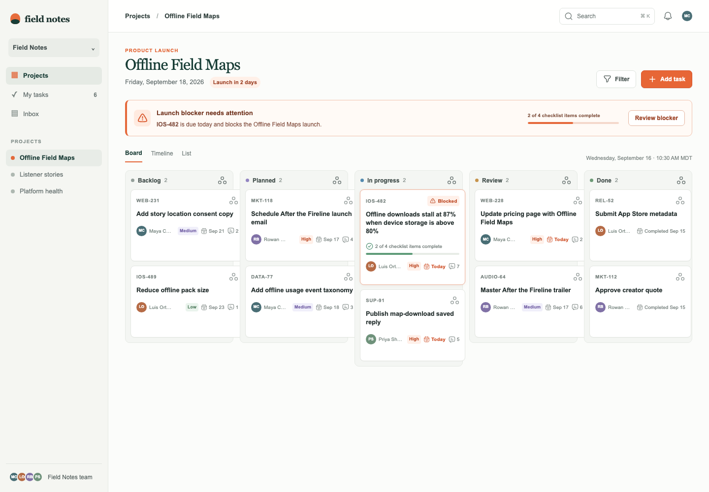 Collaborative project board, Model + skill, GPT-5.6 Terra (Medium), Emil Design Engineering