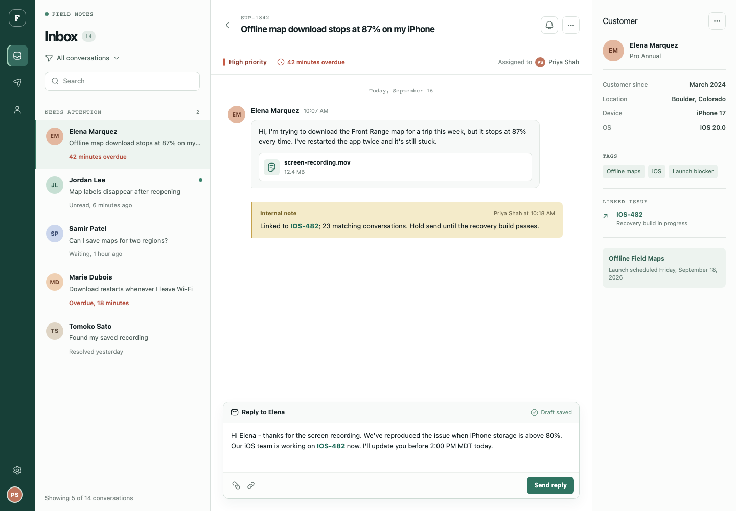 Customer support inbox, Model + skill, GPT-5.6 Terra (Medium), High-Agency Frontend