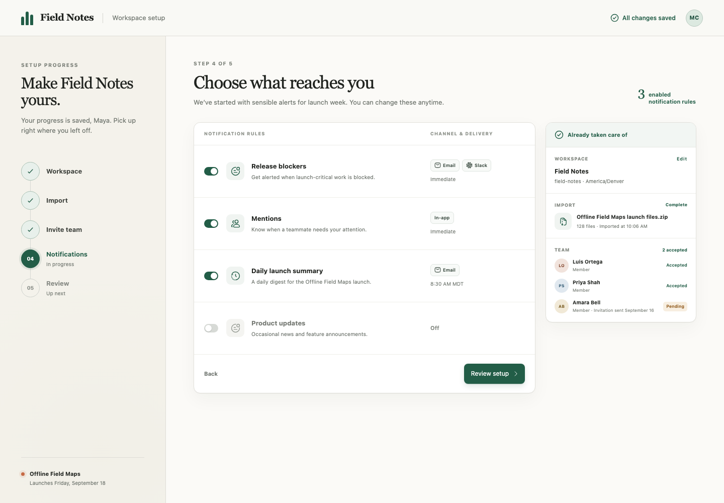 Team onboarding workflow, Model + skill, GPT-5.6 Sol (Medium), Emil Design Engineering