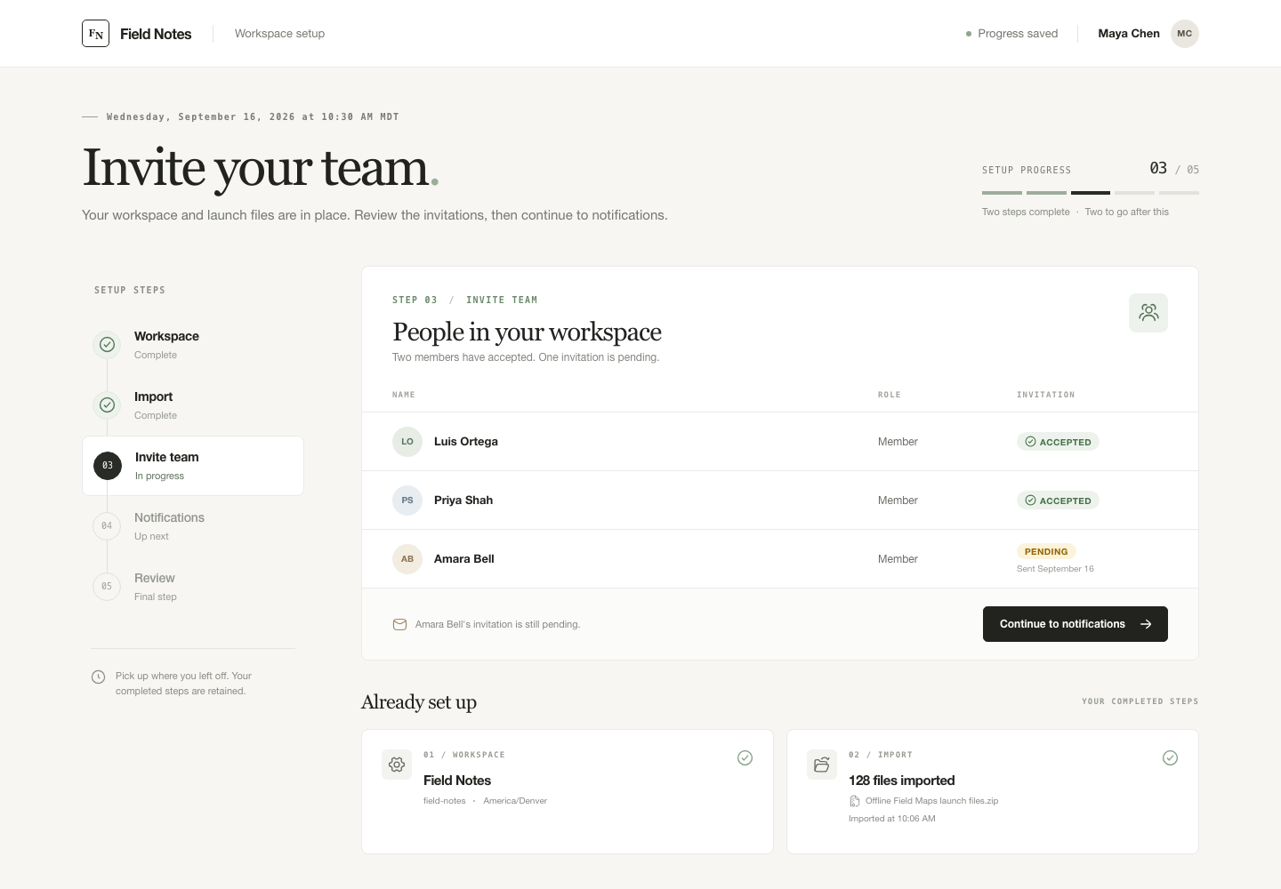 Team onboarding workflow, Model + skill, GPT-6 Sol (High), Premium Utilitarian Minimalism