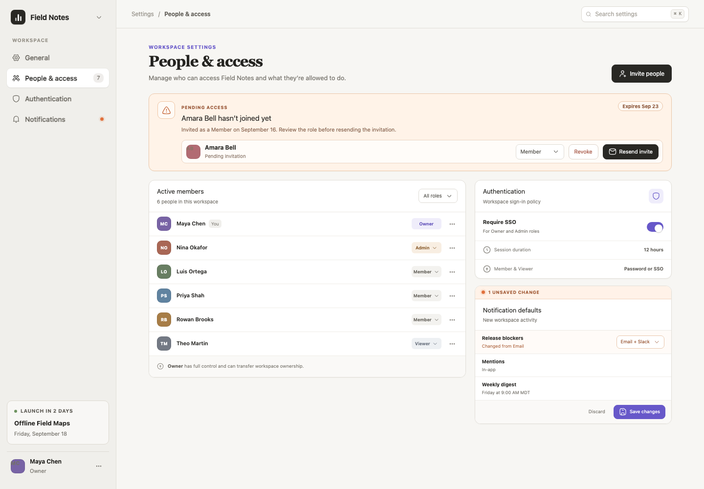 Workspace settings and permissions, Model + skill, GPT-5.6 Sol (Medium), Emil Design Engineering