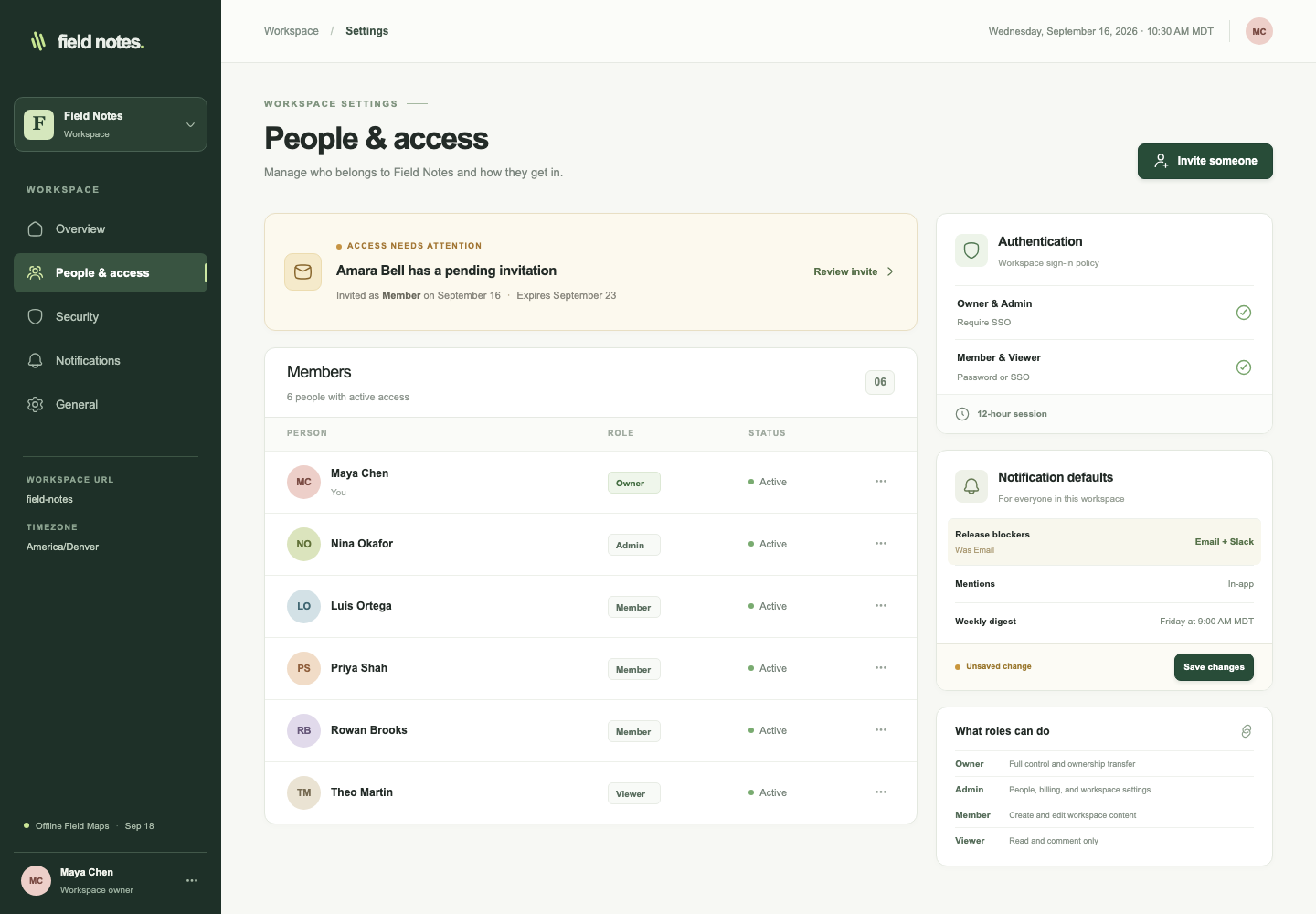 Workspace settings and permissions, Model + skill, GPT-6 Sol (High), Emil Design Engineering